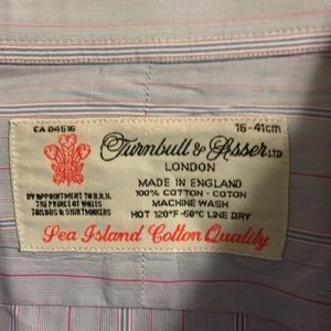Turnbull & Asser - XL - Pin Striped Button Down